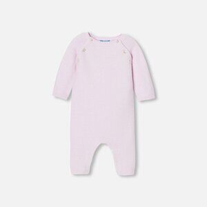 Jacadi Pale Pink Knit Jumpsuit